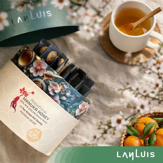 MGO520+麥蘆卡蜂蜜紅蔘禮盒(10克x20) image 3