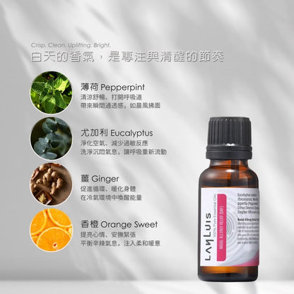 鼻敏感（日夜）香薰機套裝 Nasal Allergy Relief (Day&Night) Diffuser Set