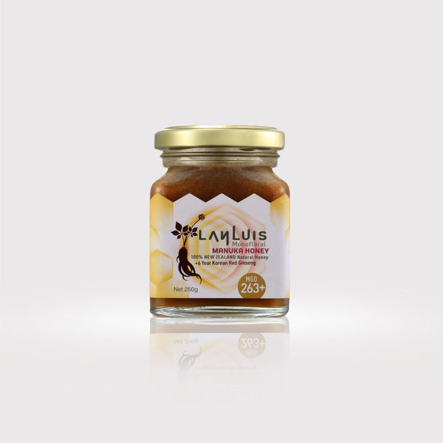 MGO263+麥蘆卡蜂蜜含紅蔘 250g