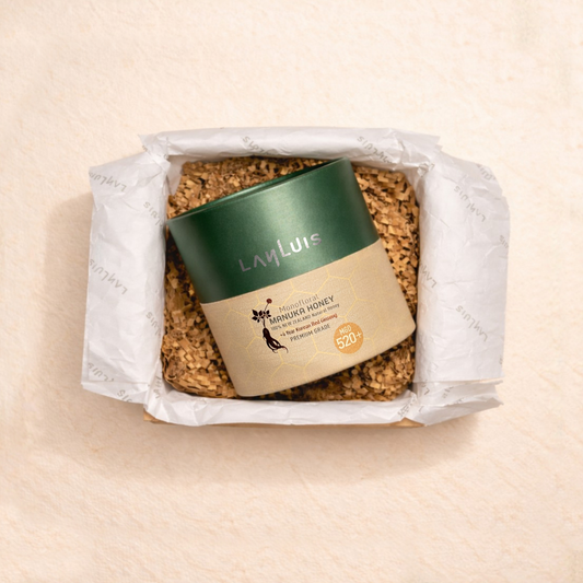 Manuka Honey Gift Set MGO 520+ (10g x 20 pcs), with 6-year Red Ginseng